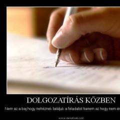 14. óra Témazáró dolgozat